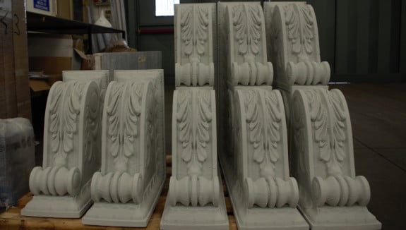 3D printed capitals for a palace