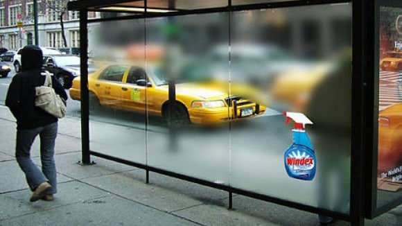 cool bus stop advertising